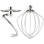 Gvode Stainless Steel Spiral Dough Hook, Compatible with KitchenAid 4.5–5-Qt Tilt-Head Mixers