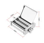 Gvode 3-in-1 All-Metal Pasta Attachment, Compatible with KitchenAid Stand Mixers – Roller & 2 Cutters