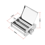 Gvode 3-in-1 All-Metal Pasta Attachment, Compatible with KitchenAid Stand Mixers – Roller & 2 Cutters