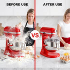 Gvode Detachable Pouring Shield, Compatible with KitchenAid 5.5–8-Qt Bowl-Lift Mixers – image 8