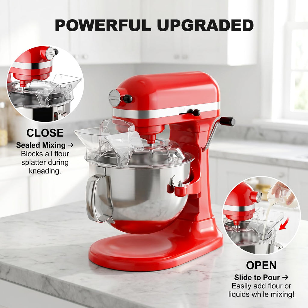 Gvode Detachable Pouring Shield, Compatible with KitchenAid 5.5–8-Qt Bowl-Lift Mixers – image 11