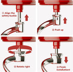 Gvode Stainless Steel Spiral Dough Hook, Compatible with KitchenAid 4.5–5-Qt Tilt-Head Mixers – image 8