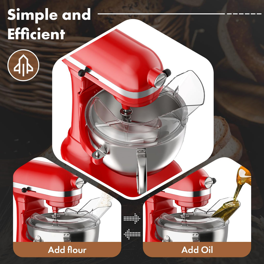 Gvode Pouring Shield, Compatible with KitchenAid 5.5–8-Qt Bowl-Lift Mixers – image 3
