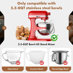 Gvode Pouring Shield, Compatible with KitchenAid 5.5–8-Qt Bowl-Lift Mixers – image 6