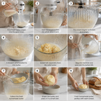 Gvode 5-Qt Glass Mixing Bowl, Compatible with KitchenAid 4.5–5-Qt Tilt-Head Mixers – image 2