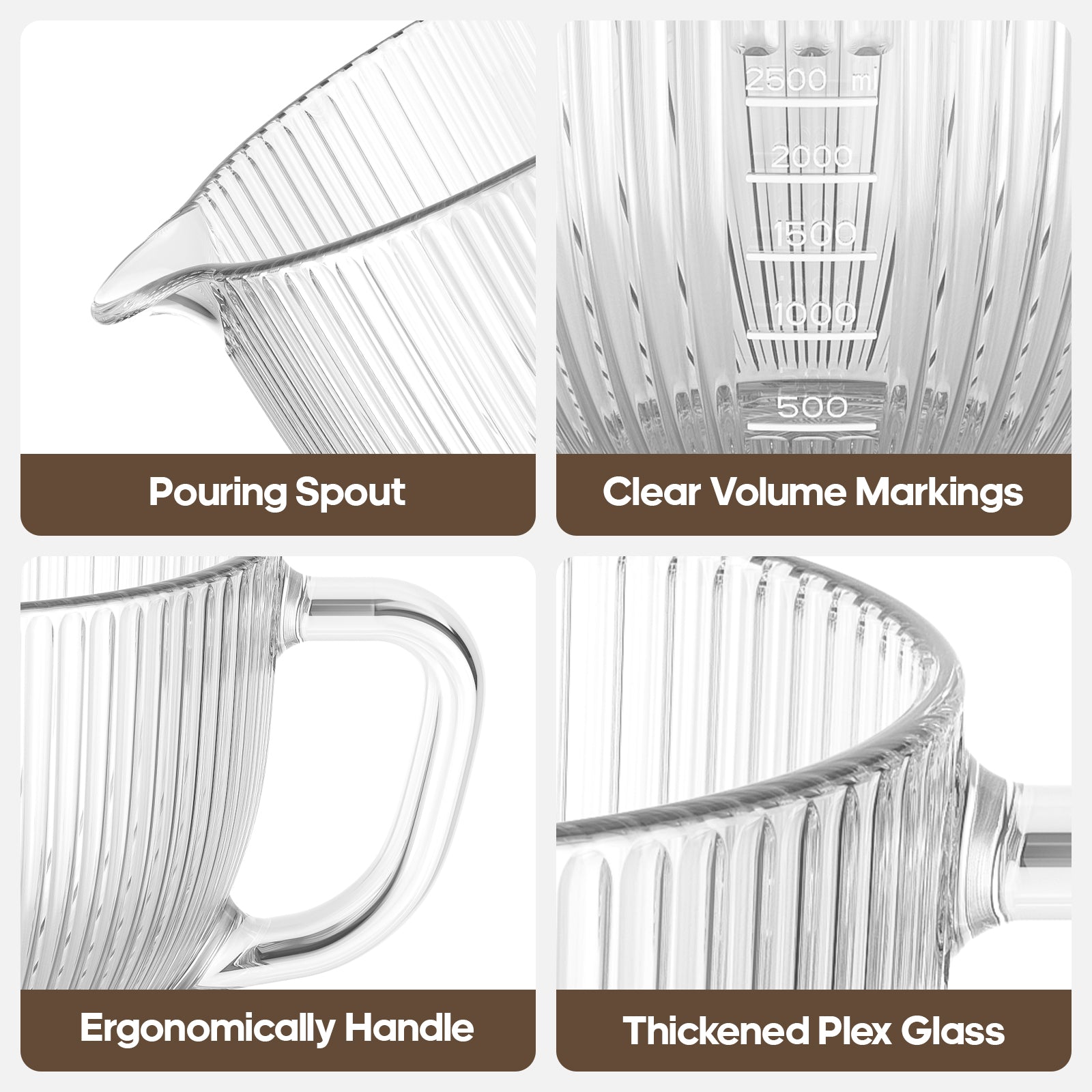 Gvode 5-Qt Glass Mixing Bowl, Compatible with KitchenAid 4.5–5-Qt Tilt-Head Mixers – image 5