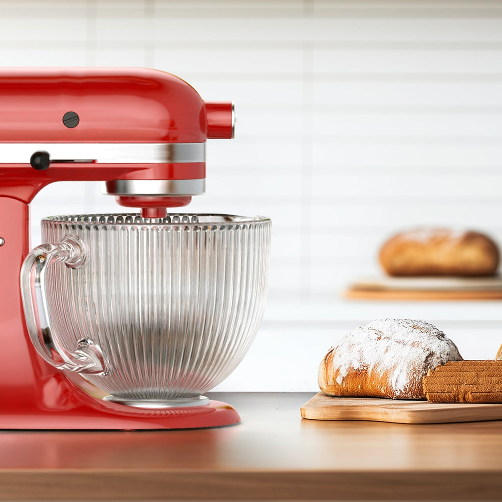 Gvode 5-Qt Glass Mixing Bowl, Compatible with KitchenAid 4.5–5-Qt Tilt-Head Mixers – image 7