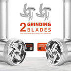 Gvode Stainless Steel Meat Grinder Attachment, Compatible with KitchenAid Stand Mixers – Burger Press Set – image 4