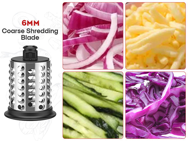 Gvode Cheese Grater Attachment, Compatible with KitchenAid Stand Mixers – 4 Interchangeable Blades – image 9