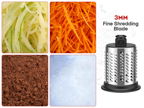 Gvode Cheese Grater Attachment, Compatible with KitchenAid Stand Mixers – 4 Interchangeable Blades – image 10