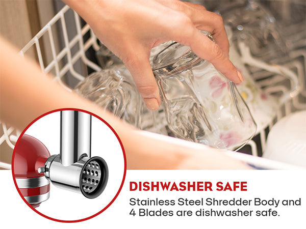Gvode Cheese Grater Attachment, Compatible with KitchenAid Stand Mixers – 4 Interchangeable Blades – image 12