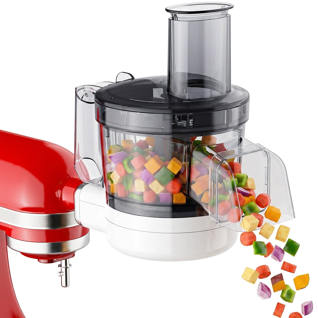 Gvode 5-in-1 Food Processor Attachment, Compatible with KitchenAid Stand Mixers – Disc Set & Storage Case – image 9