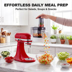 Gvode 5-in-1 Food Processor Attachment, Compatible with KitchenAid Stand Mixers – Disc Set & Storage Case – image 16