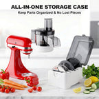 Gvode 5-in-1 Food Processor Attachment, Compatible with KitchenAid Stand Mixers – Disc Set & Storage Case – image 17