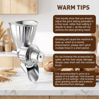 Gvode All-Metal Grain Mill Attachment, Compatible with KitchenAid Stand Mixers – 9 Grind Levels – image 6