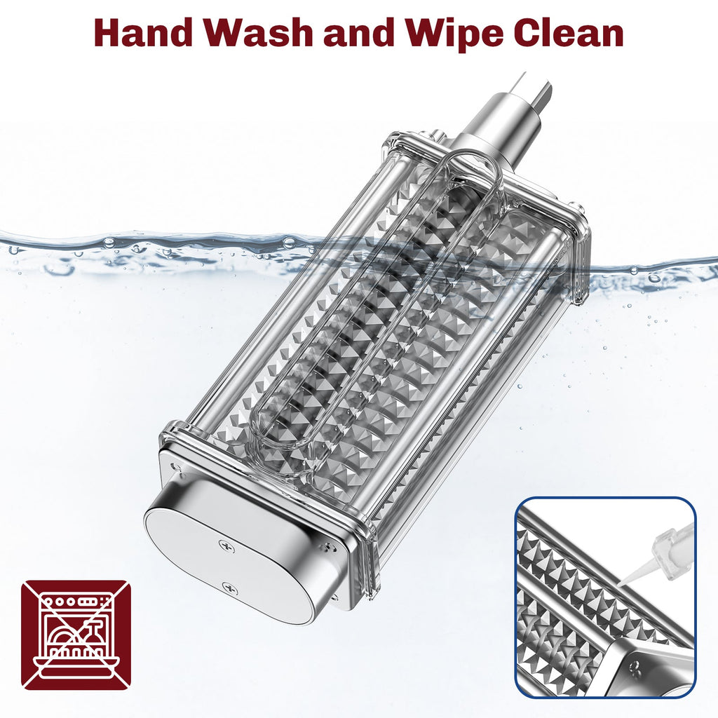 Gvode Meat Tenderizer Attachment, Compatible with KitchenAid Stand Mixers – Stainless Steel Gears – image 2