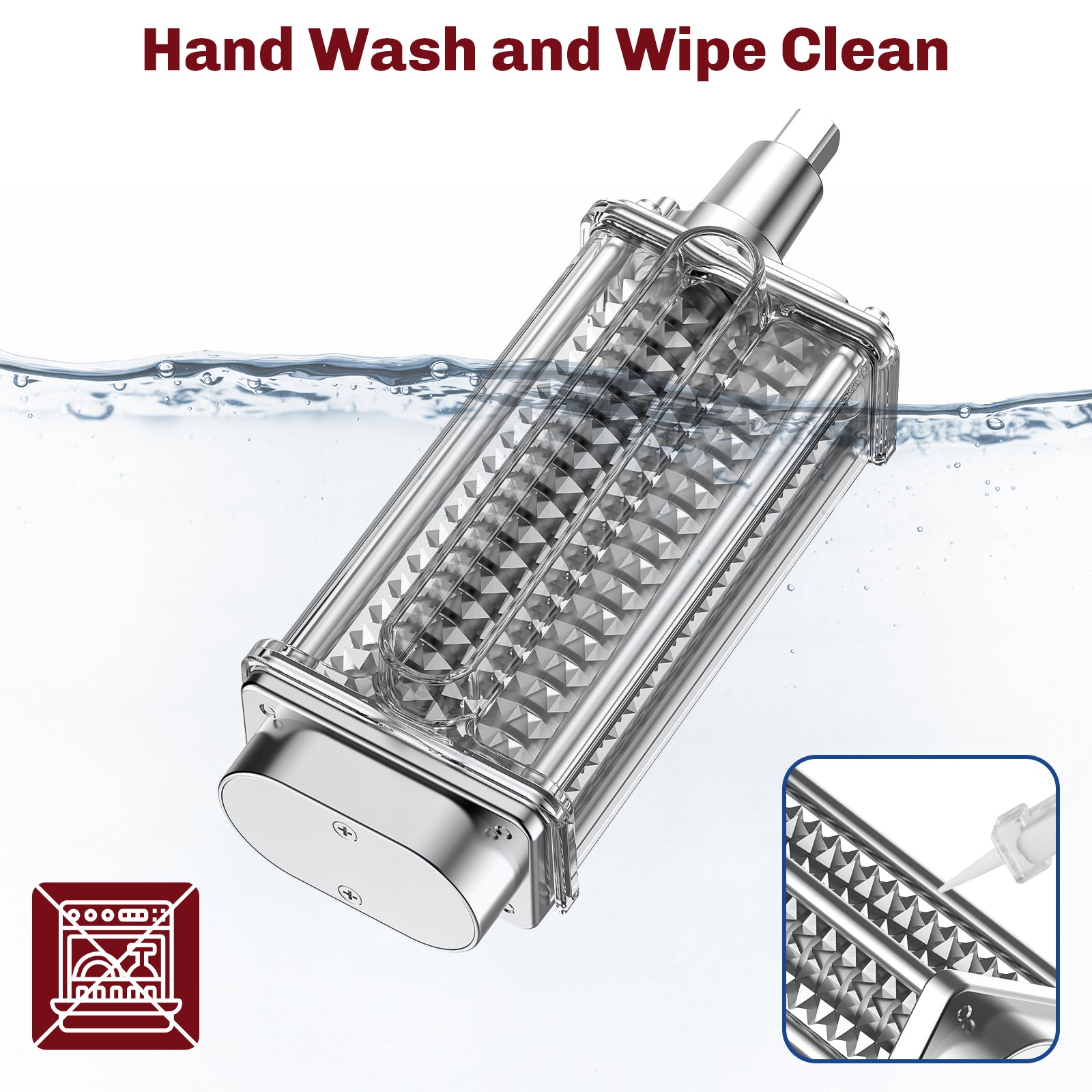 Gvode Meat Tenderizer Attachment, Compatible with KitchenAid Stand Mixers – Stainless Steel Gears – image 2