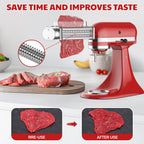 Gvode Meat Tenderizer Attachment, Compatible with KitchenAid Stand Mixers – Stainless Steel Gears – image 8