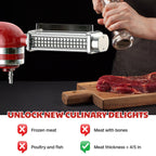 Gvode Meat Tenderizer Attachment, Compatible with KitchenAid Stand Mixers – Stainless Steel Gears – image 10