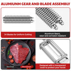 Gvode Meat Tenderizer Attachment, Compatible with KitchenAid Stand Mixers – Stainless Steel Gears – image 11