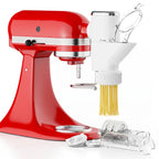 Gvode Gourmet Pasta Press Attachment, Compatible with KitchenAid Stand Mixers – 7 Pasta Plates – image 1