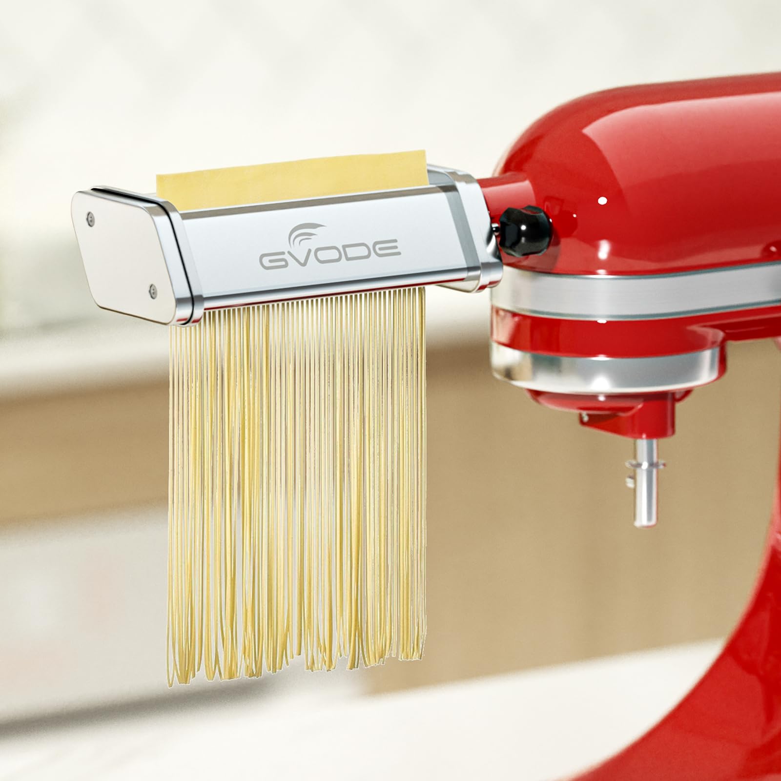Gvode 3-Piece 304 Stainless Steel Pasta Attachment Set, Compatible with KitchenAid Stand Mixers – image 2