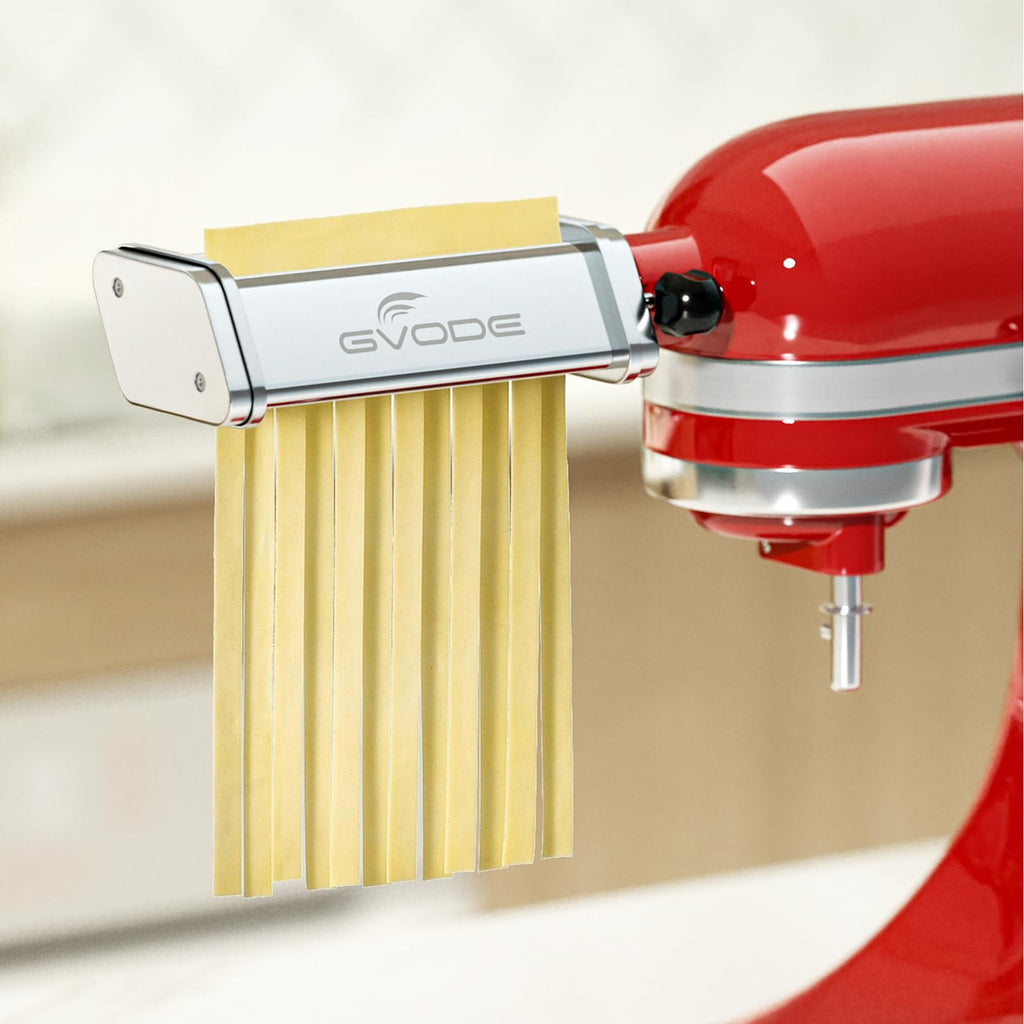 Gvode 3-Piece 304 Stainless Steel Pasta Attachment Set, Compatible with KitchenAid Stand Mixers – image 6