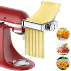 Gvode 3-in-1 All-Metal Pasta Attachment, Compatible with KitchenAid Stand Mixers – Roller & 2 Cutters – image 2