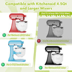 Gvode 2-Qt Ice Cream Maker Attachment, Compatible with Select KitchenAid Stand Mixers – image 6