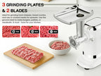 Gvode 2800W Peak Electric Meat Grinder – 4 Plates, 3 Sausage Tubes & Stainless Steel Parts – image 21