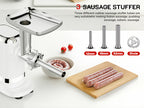 Gvode 2800W Peak Electric Meat Grinder – 4 Plates, 3 Sausage Tubes & Stainless Steel Parts – image 22