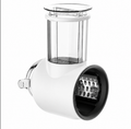 Gvode Slicer-Shredder Attachment, Compatible with KitchenAid Stand Mixers – 4 Cones & 3-Inch Feed Chute